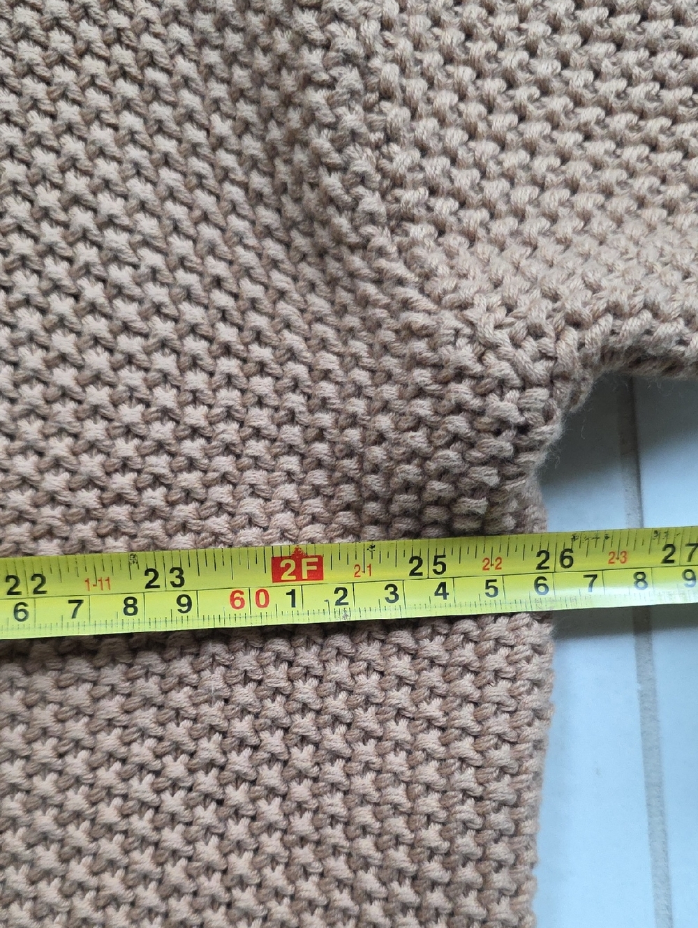 Quince 100% Organic Cotton Oversize Button Down Cardigan Tan Brown L - Picture 6 of 9